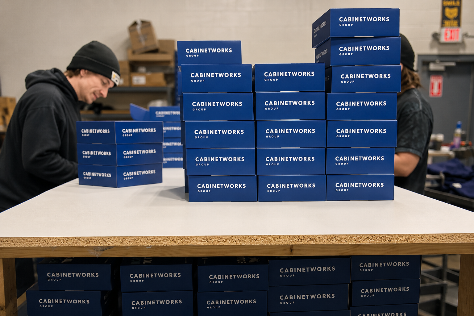 First Brothers Print Shop production floor